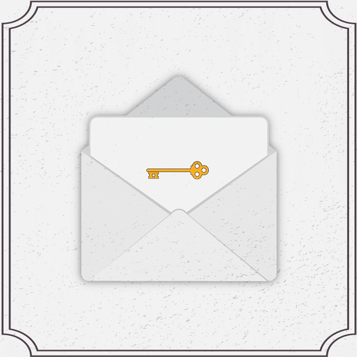 Letter in envelope